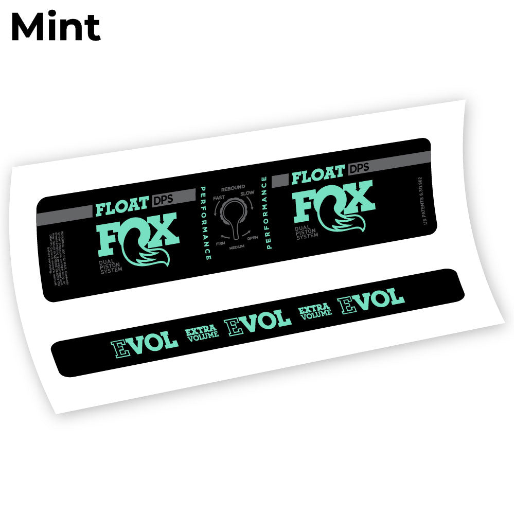 Autocollant Fox DPS Performance 2019, Autocollant Vélo choc Vinyle