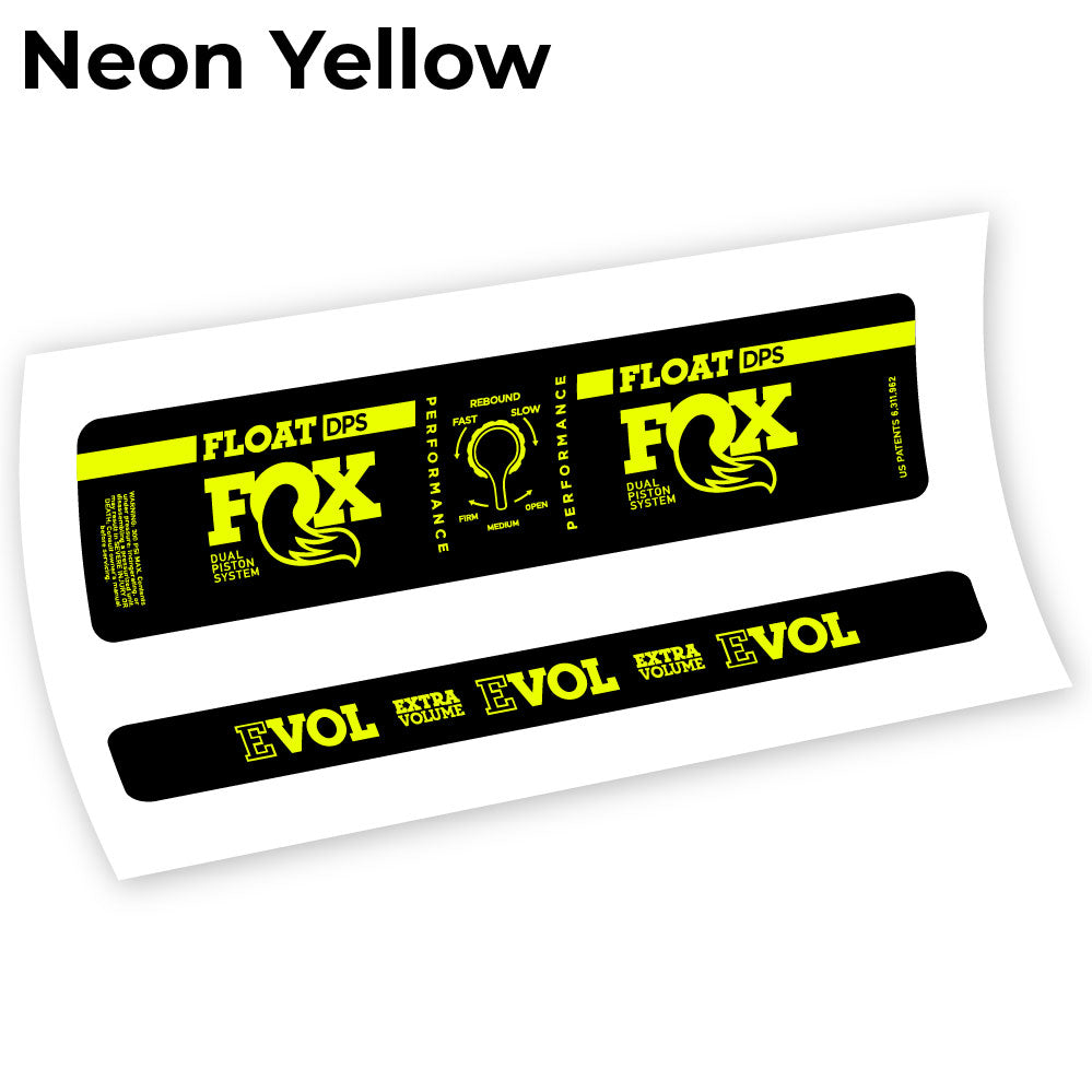 Autocollant Fox DPS Performance 2019, Autocollant Vélo choc Vinyle
