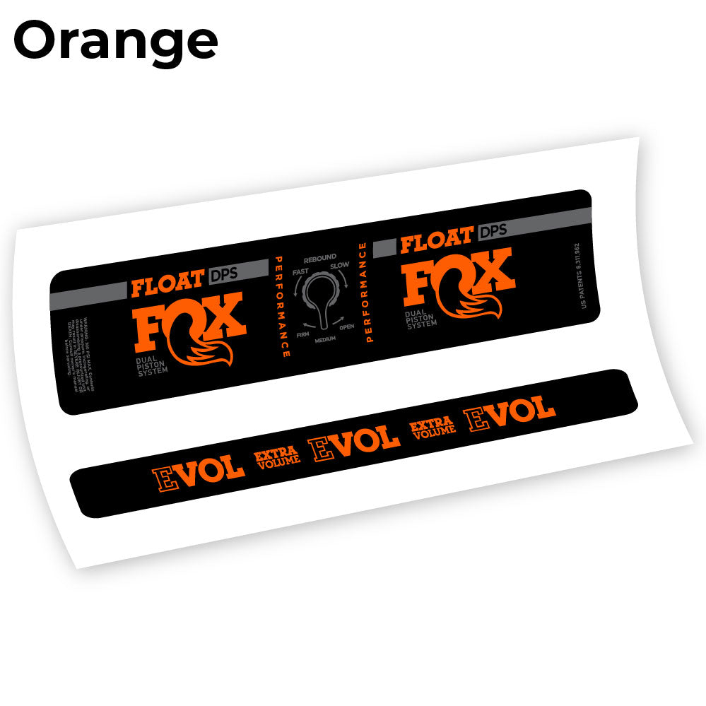 Autocollant Fox DPS Performance 2019, Autocollant Vélo choc Vinyle