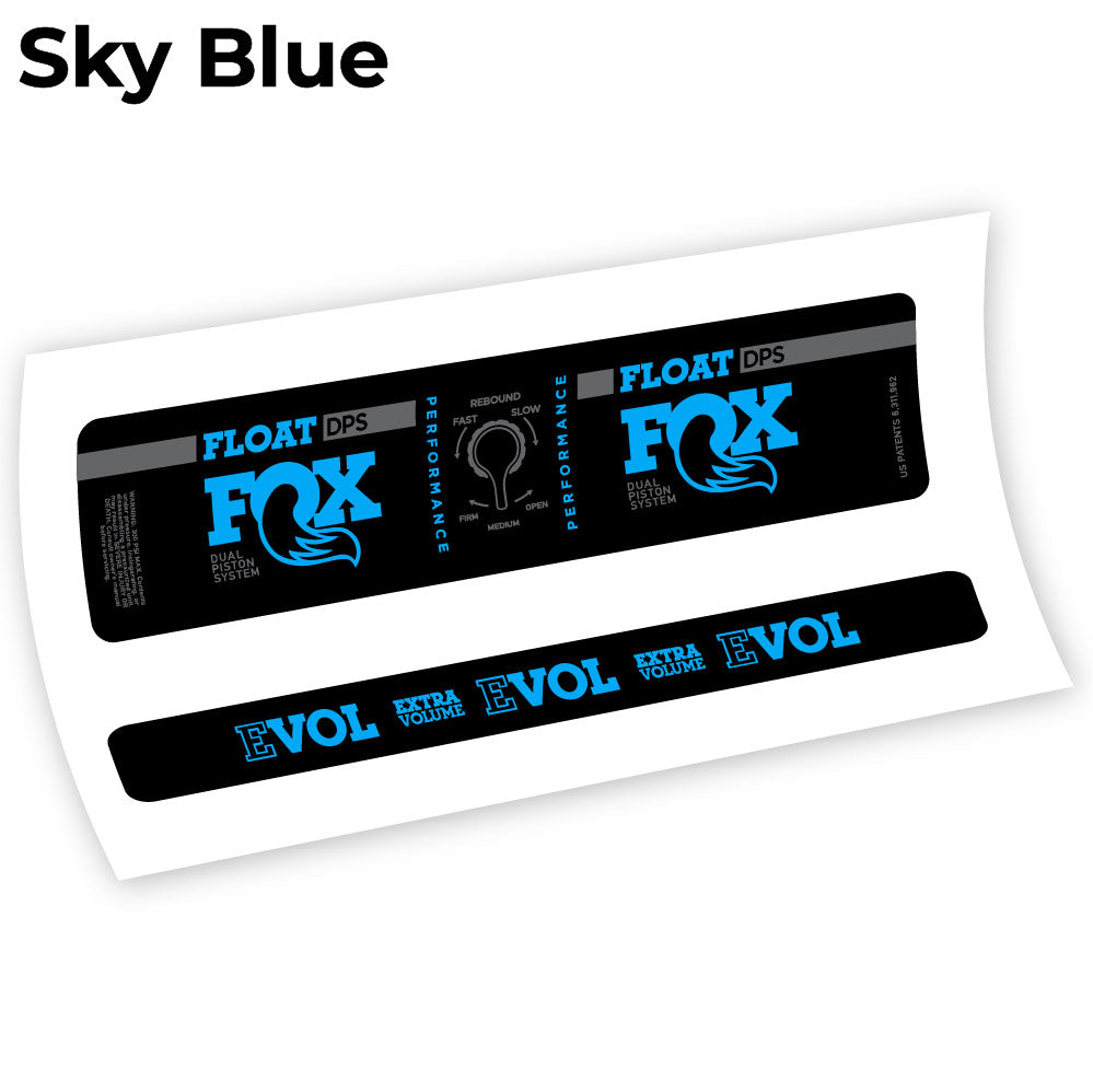 Autocollant Fox DPS Performance 2019, Autocollant Vélo choc Vinyle