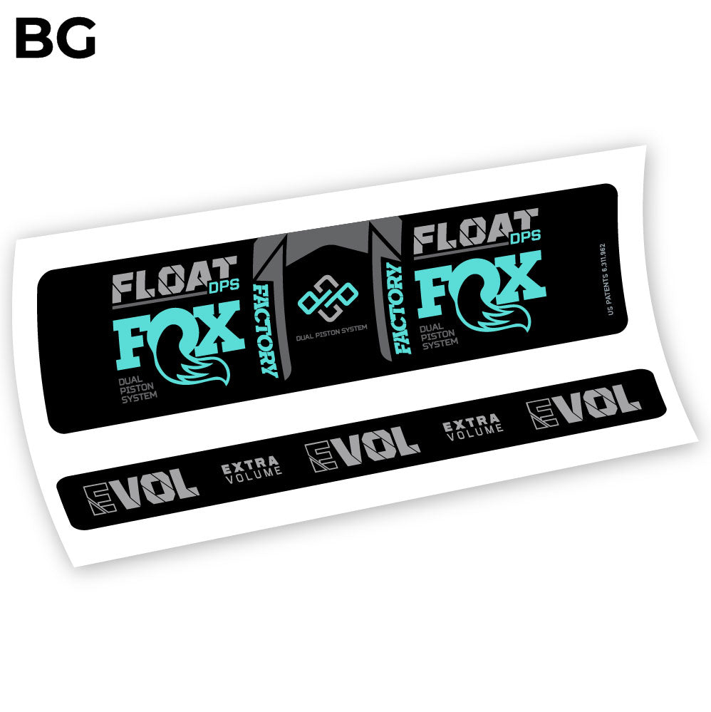 Autocollant Fox Float DPS 2021, autocollant Amortisseur Vinyle