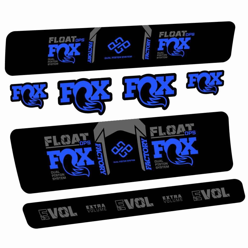 Autocollant Fox Float Factory DPS, Shock Absorber, Autocollant Vélo vinyle