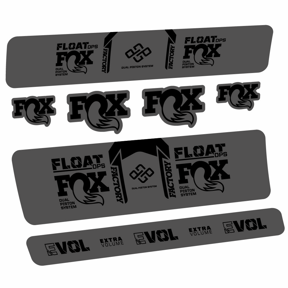 Autocollant Fox Float Factory DPS, Shock Absorber, Autocollant Vélo vinyle