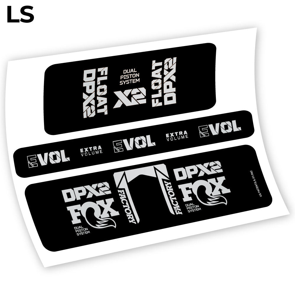 Fox Float Factory Racing DPX2 2021, autocollant Amortisseur Vinyle