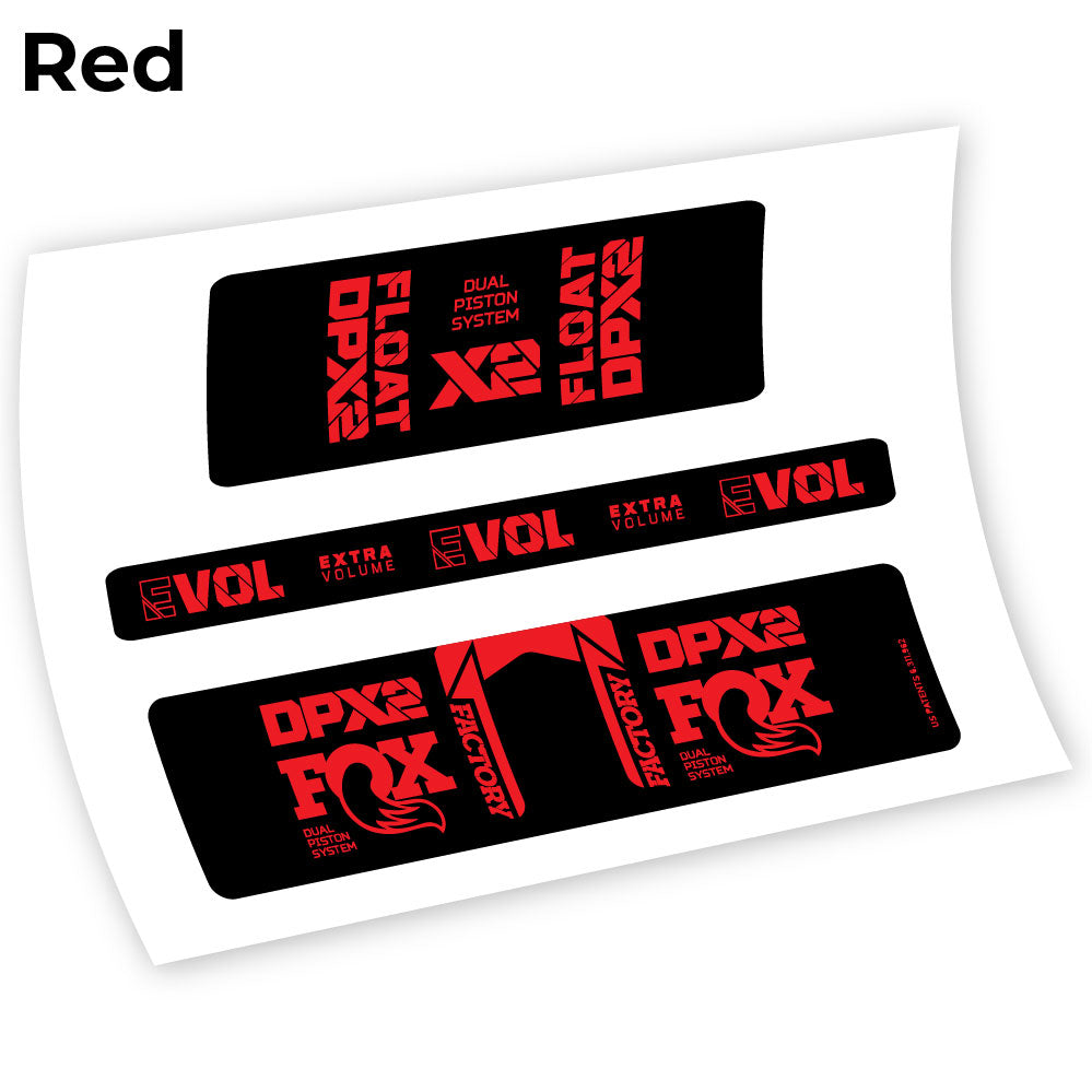 Autocollant FoxDPX2 2021, Autocollant Amortisseur Vinyle