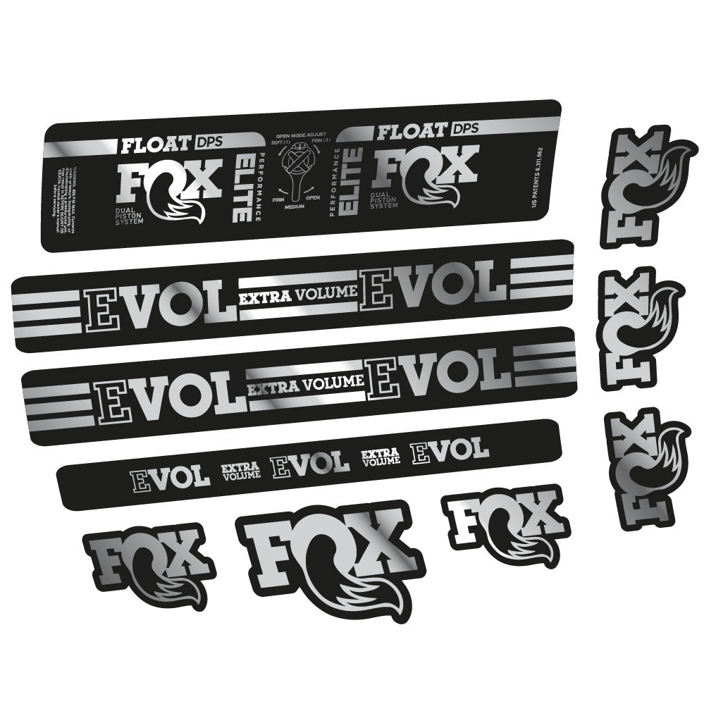 Autocollant Fox Float DPS Elite, Amortisseur, Vélo vinyle sticker