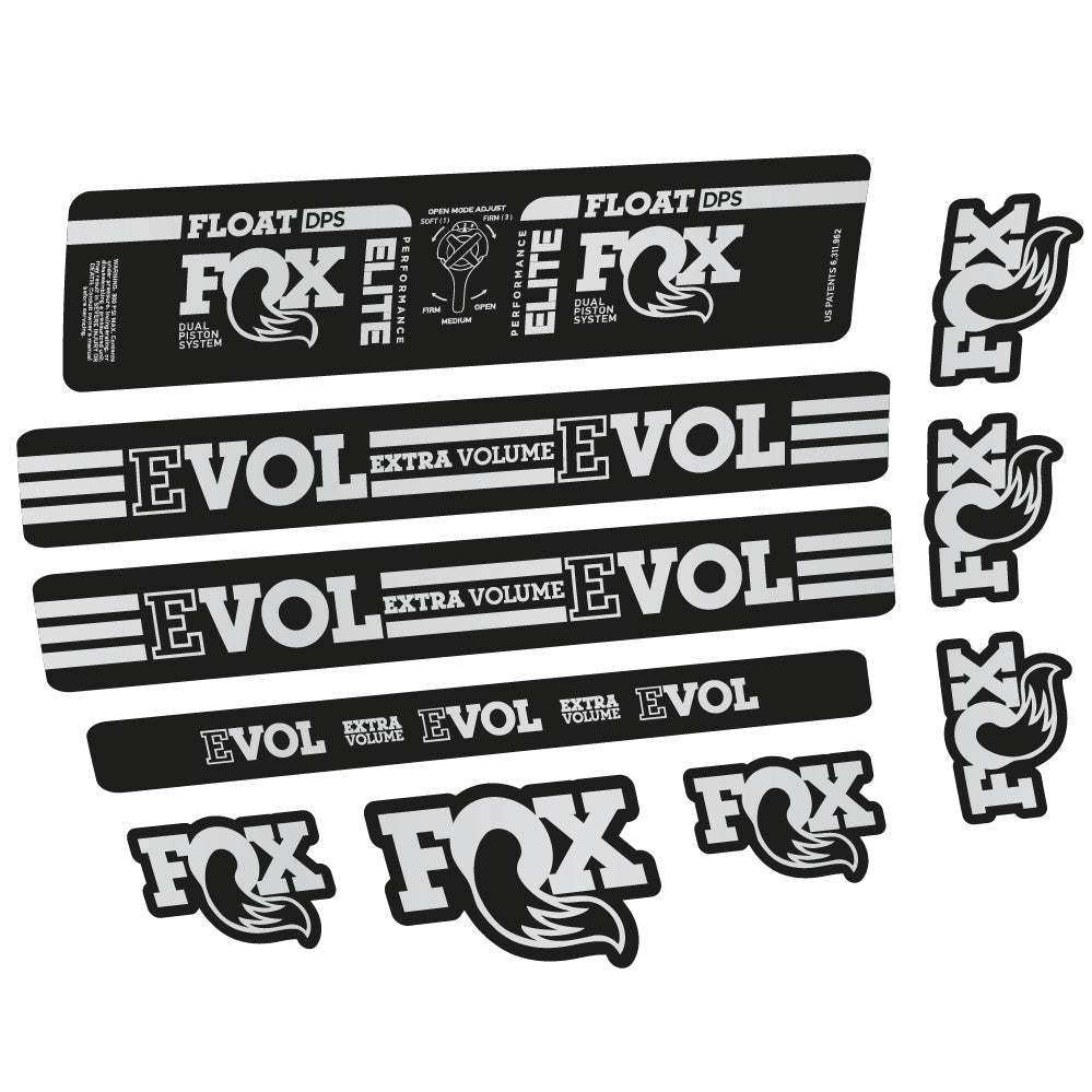 Autocollant Fox Float DPS Elite, Amortisseur, Vélo vinyle sticker