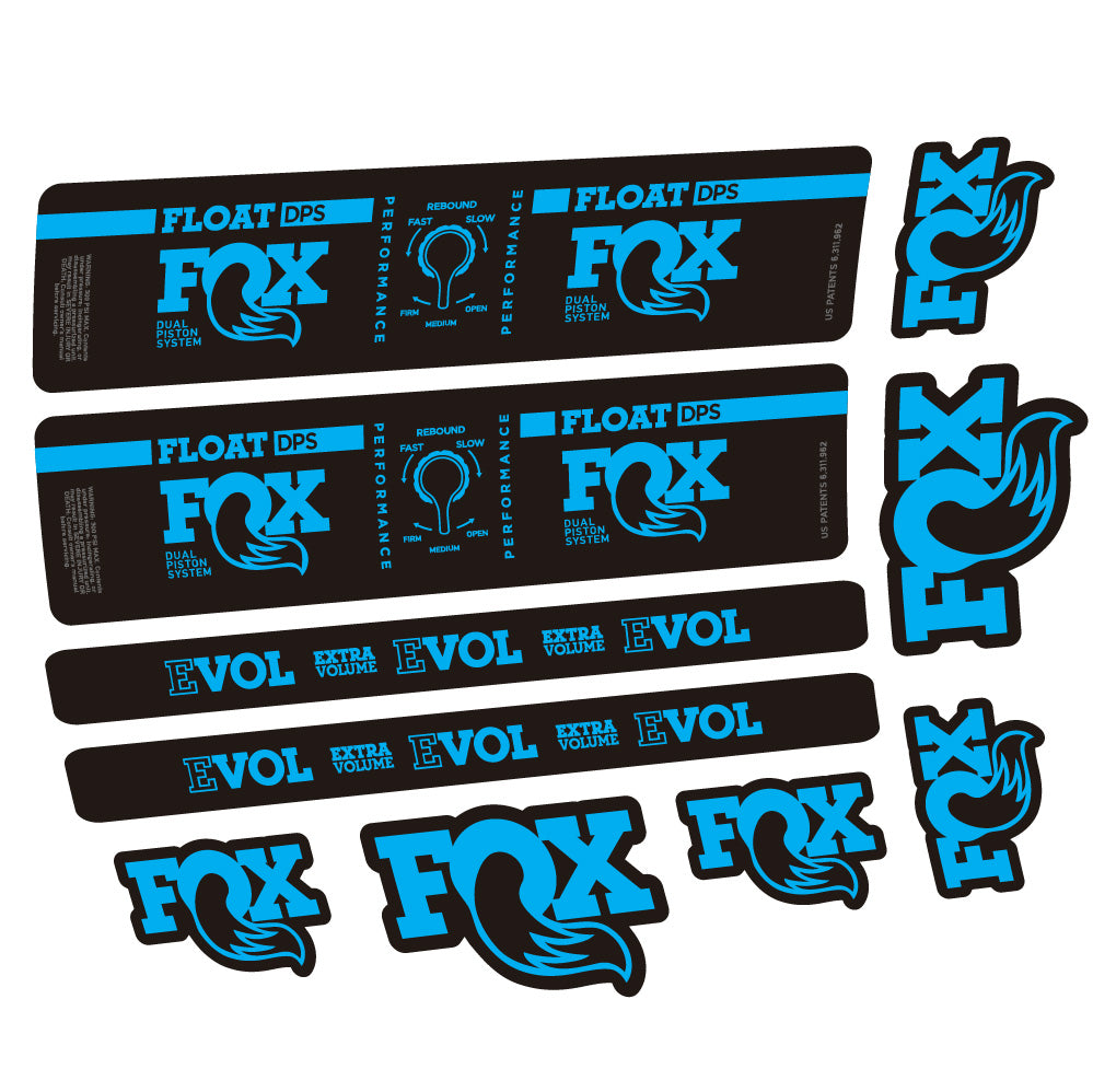 Autocollant Fox Float DPS Performance, Amortisseur, Vélo vinyle autocollant