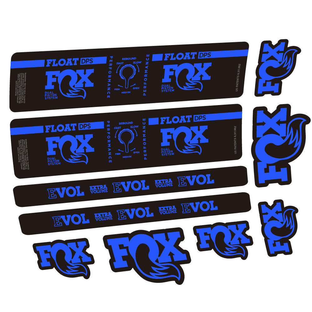 Autocollant Fox Float DPS Performance, Amortisseur, Vélo vinyle autocollant