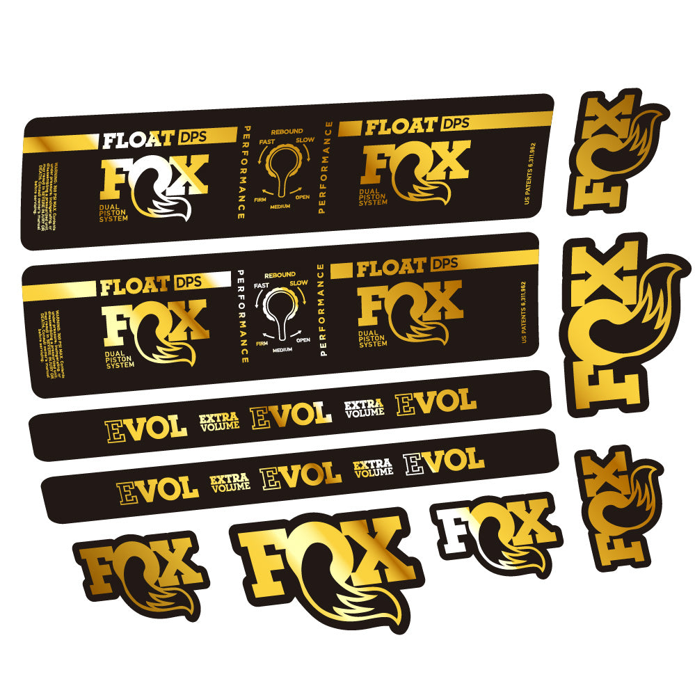 Autocollant Fox Float DPS Performance, Amortisseur, Vélo vinyle autocollant