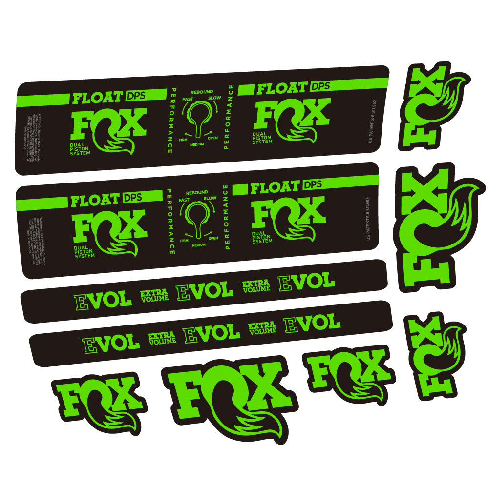 Autocollant Fox Float DPS Performance, Amortisseur, Vélo vinyle autocollant