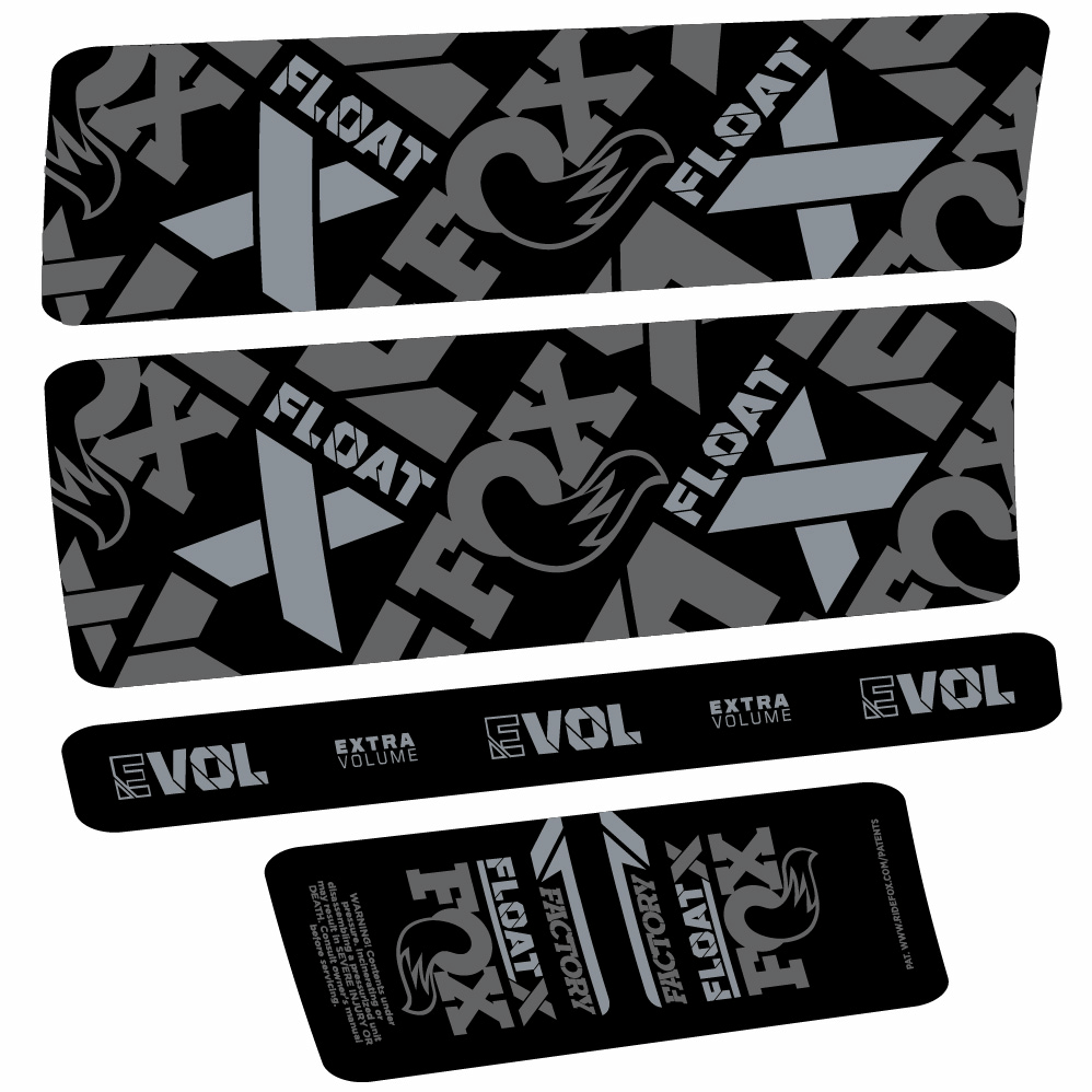 Autocollant Fox Float X Factory, Shock Absorber, Autocollant vélo vinyle
