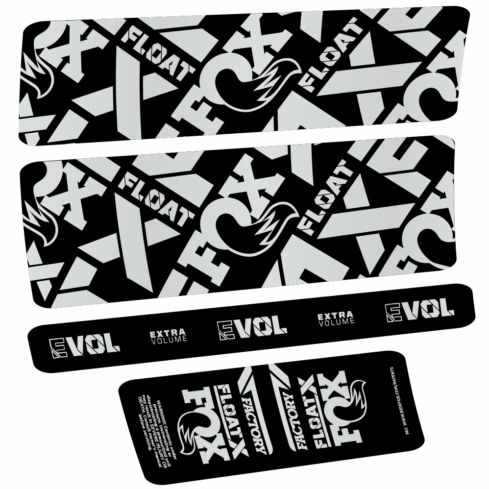 Autocollant Fox Float X Factory, Shock Absorber, Autocollant vélo vinyle