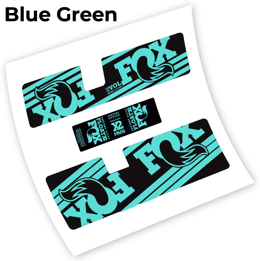 Autocollant Fox Float X2 RVS, Amortisseur, vinyle autocollant