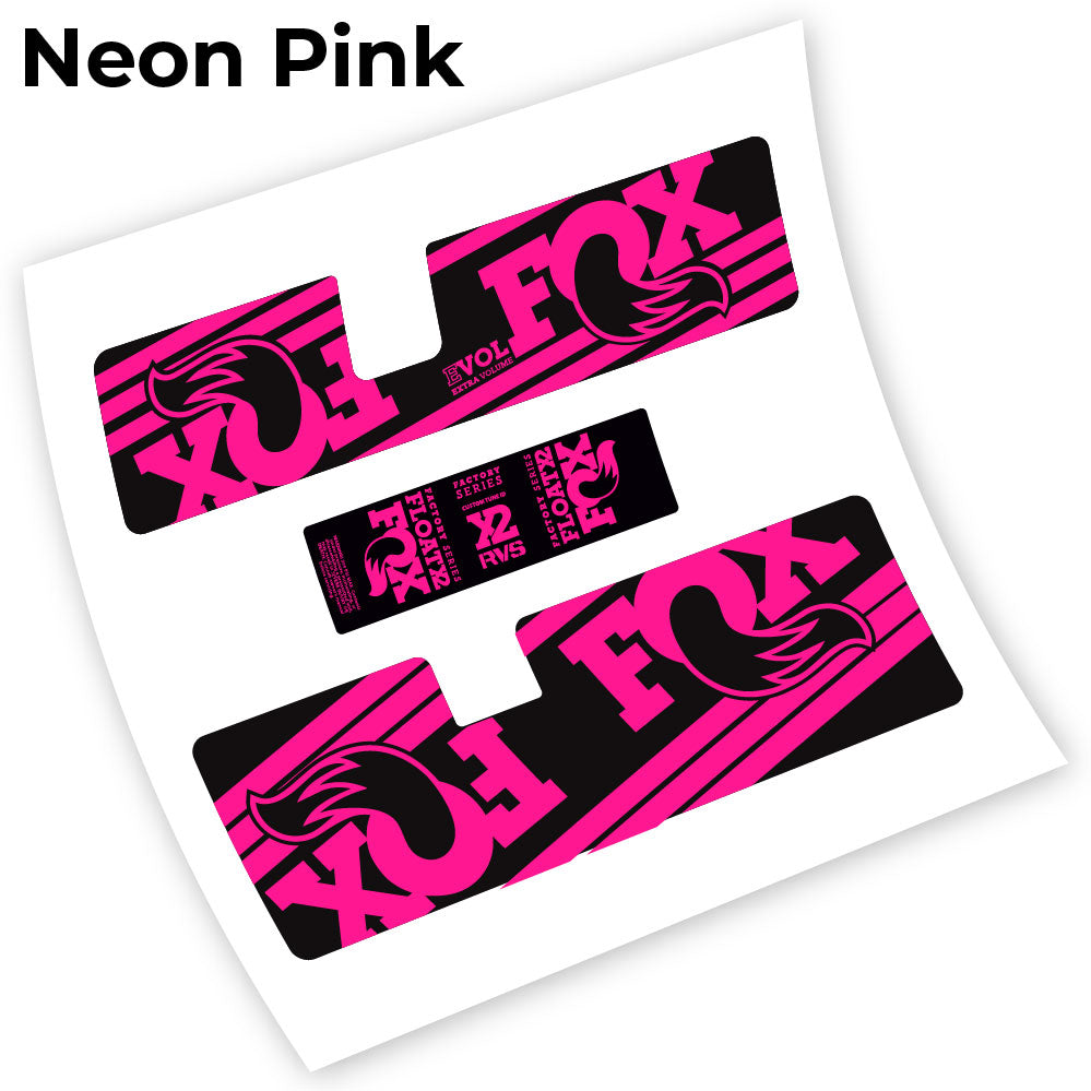 Autocollant Fox Float X2 RVS, Amortisseur, vinyle autocollant