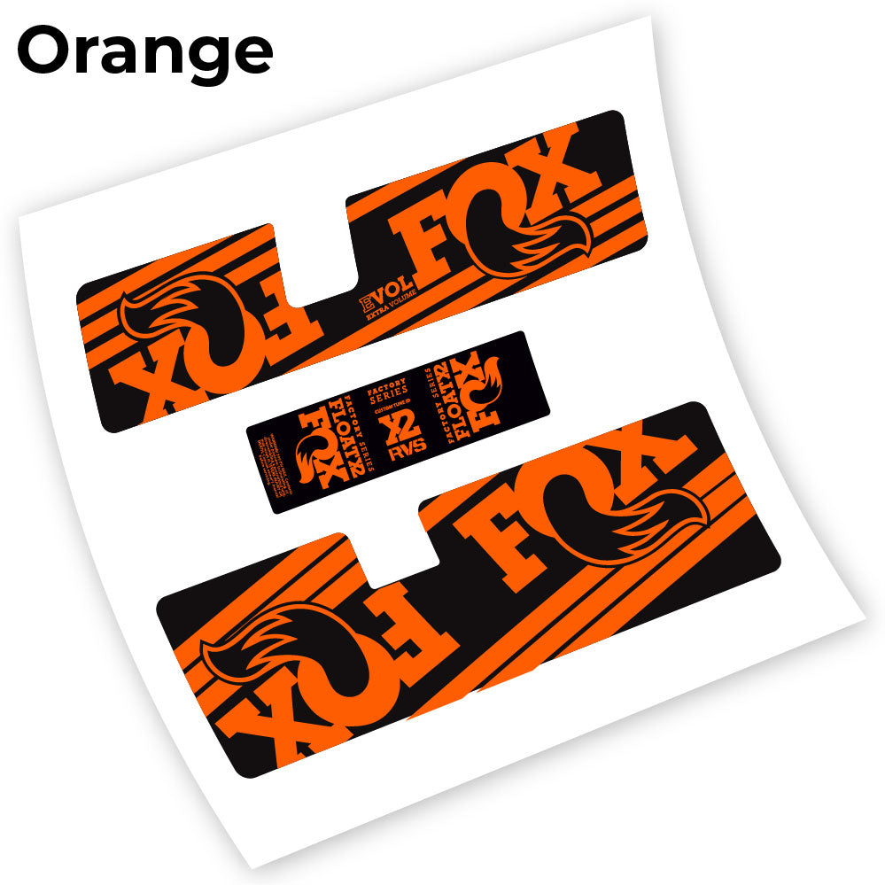 Autocollant Fox Float X2 RVS, Amortisseur, vinyle autocollant
