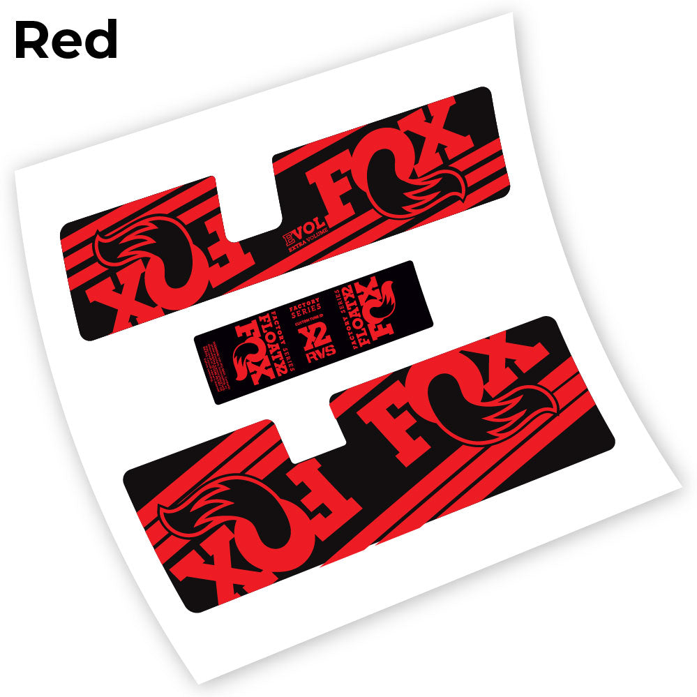 Autocollant Fox Float X2 RVS, Amortisseur, vinyle autocollant