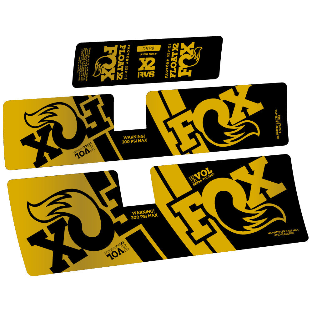 Autocollant Fox Float X2 Performance 2019, Amortisseur, Vinyle autocollant