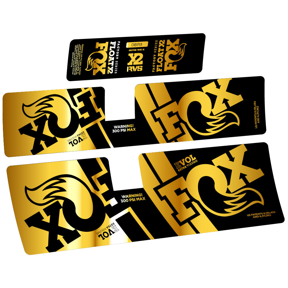Autocollant Fox Float X2 Performance 2019, Amortisseur, Vinyle autocollant