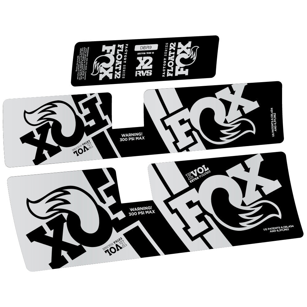 Autocollant Fox Float X2 Performance 2019, Amortisseur, Vinyle autocollant