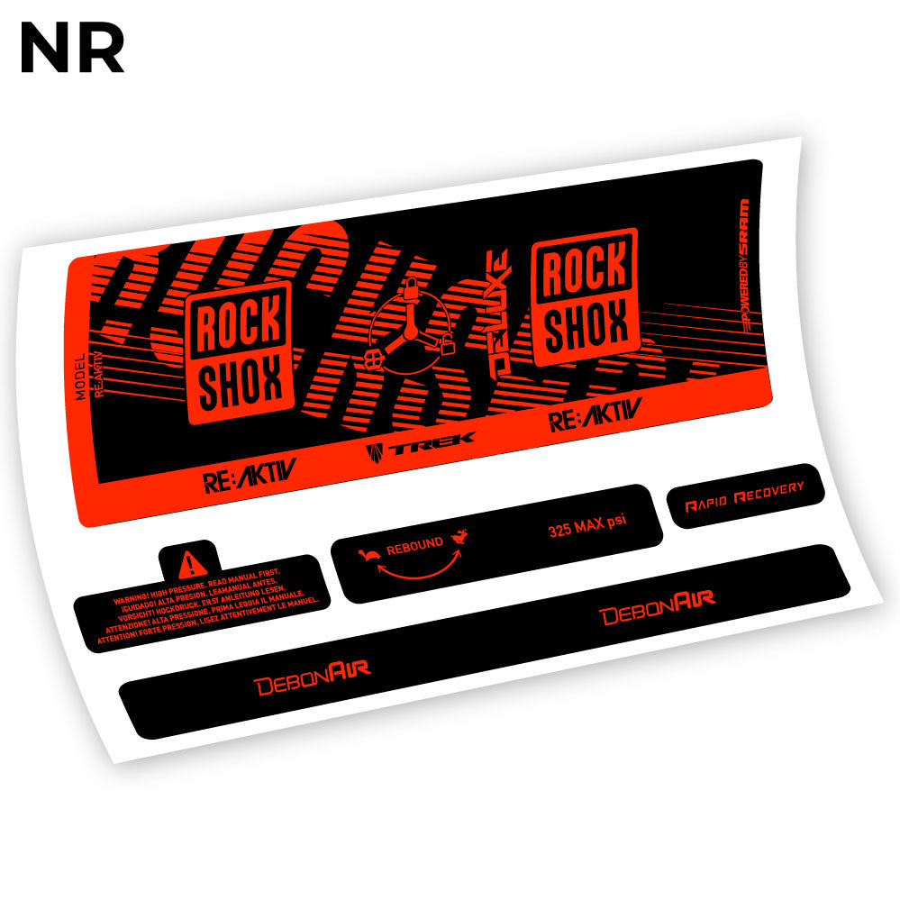 Autocollant, Rock Shox Deluxe Debonair RC3, autocollant Amortisseur Vinyle