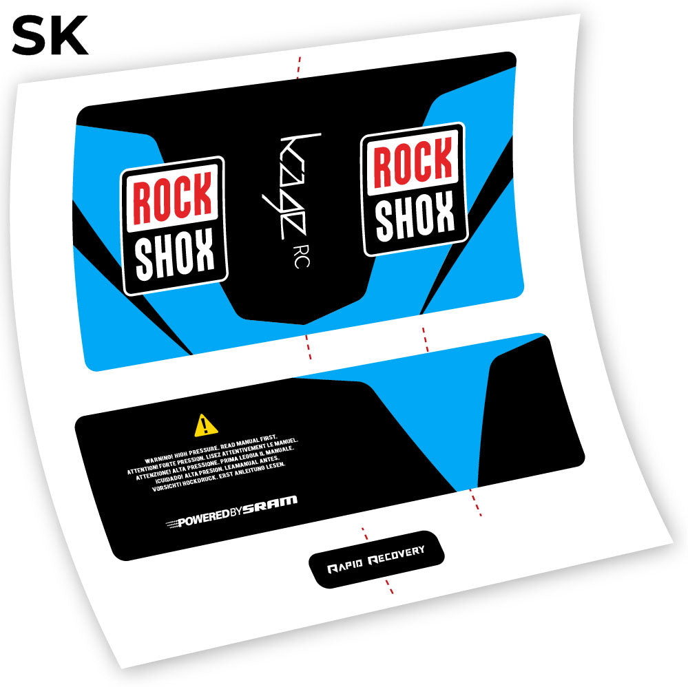 Autocollant, Rock Shox Kage 2016 RC, Amortisseur