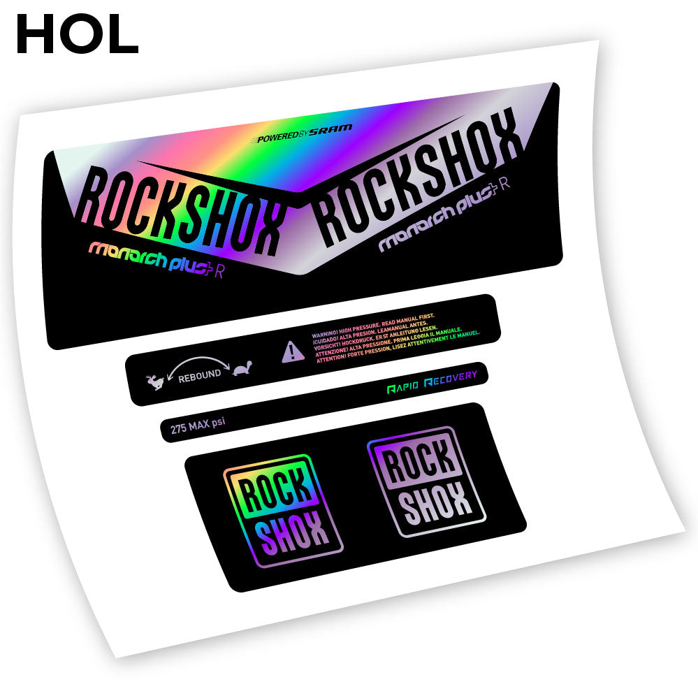 Autocollant, Rock Shox Monarch Plus R 2016, autocollant Amortisseur Vinyle