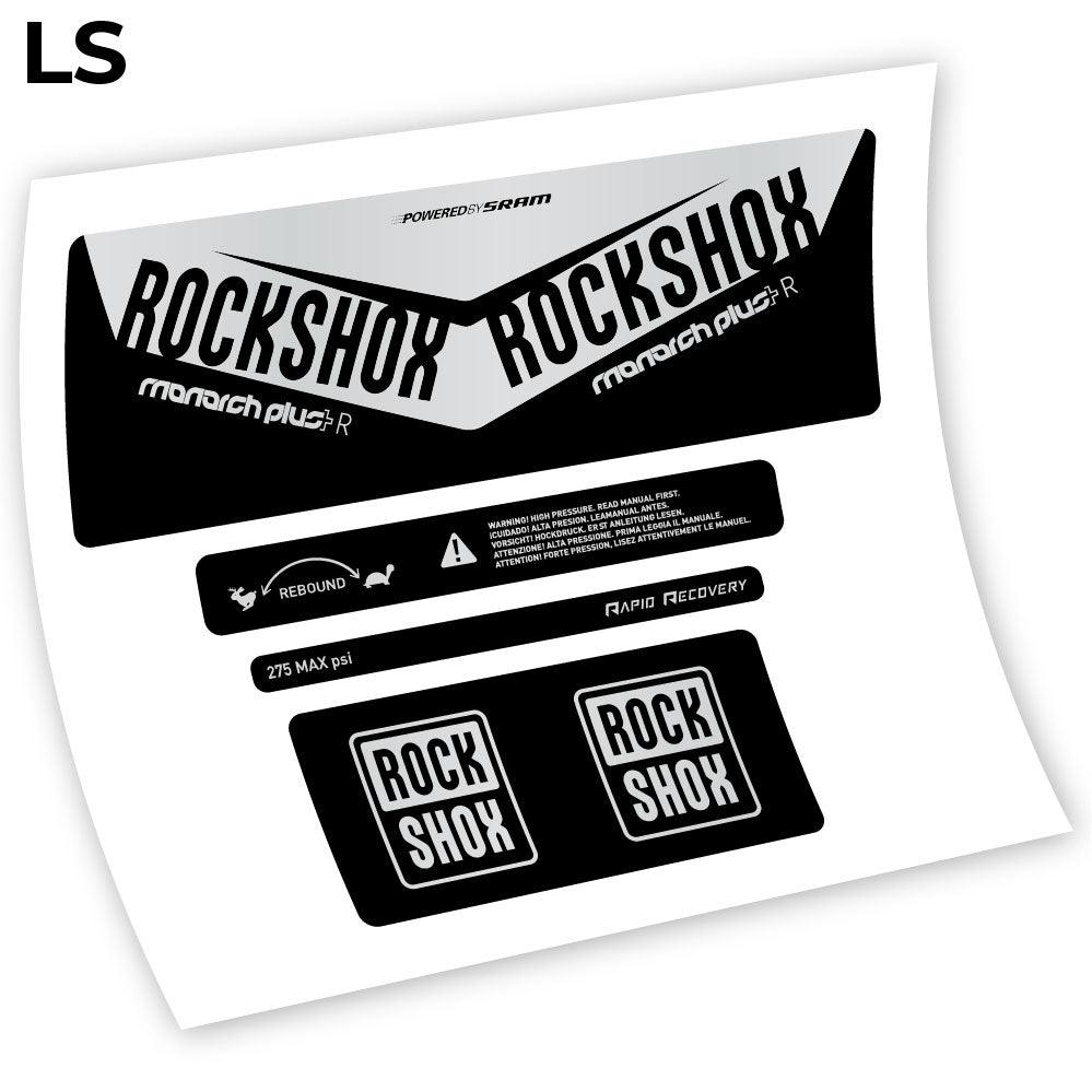 Autocollant, Rock Shox Monarch Plus R 2016, autocollant Amortisseur Vinyle