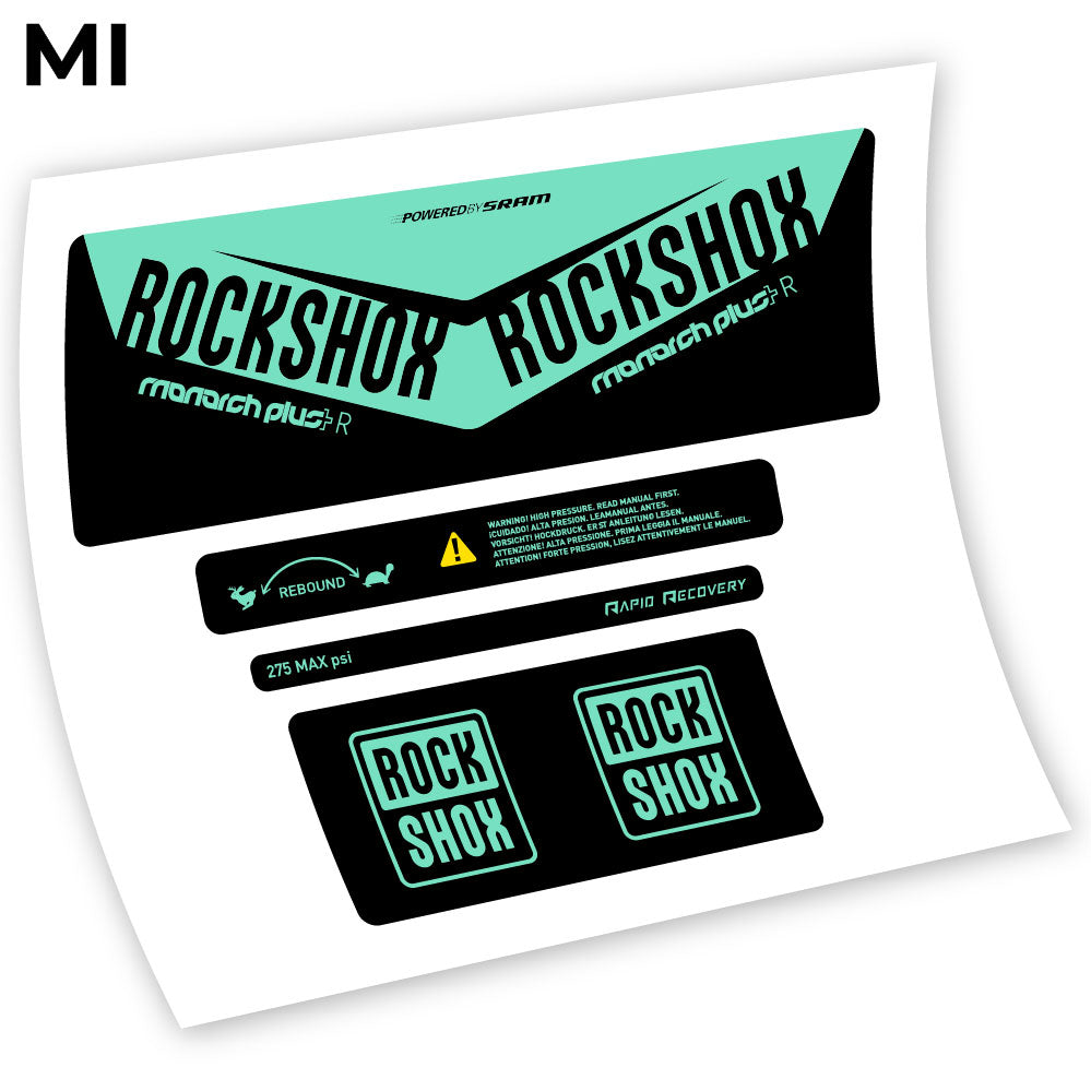 Autocollant, Rock Shox Monarch Plus R 2016, autocollant Amortisseur Vinyle