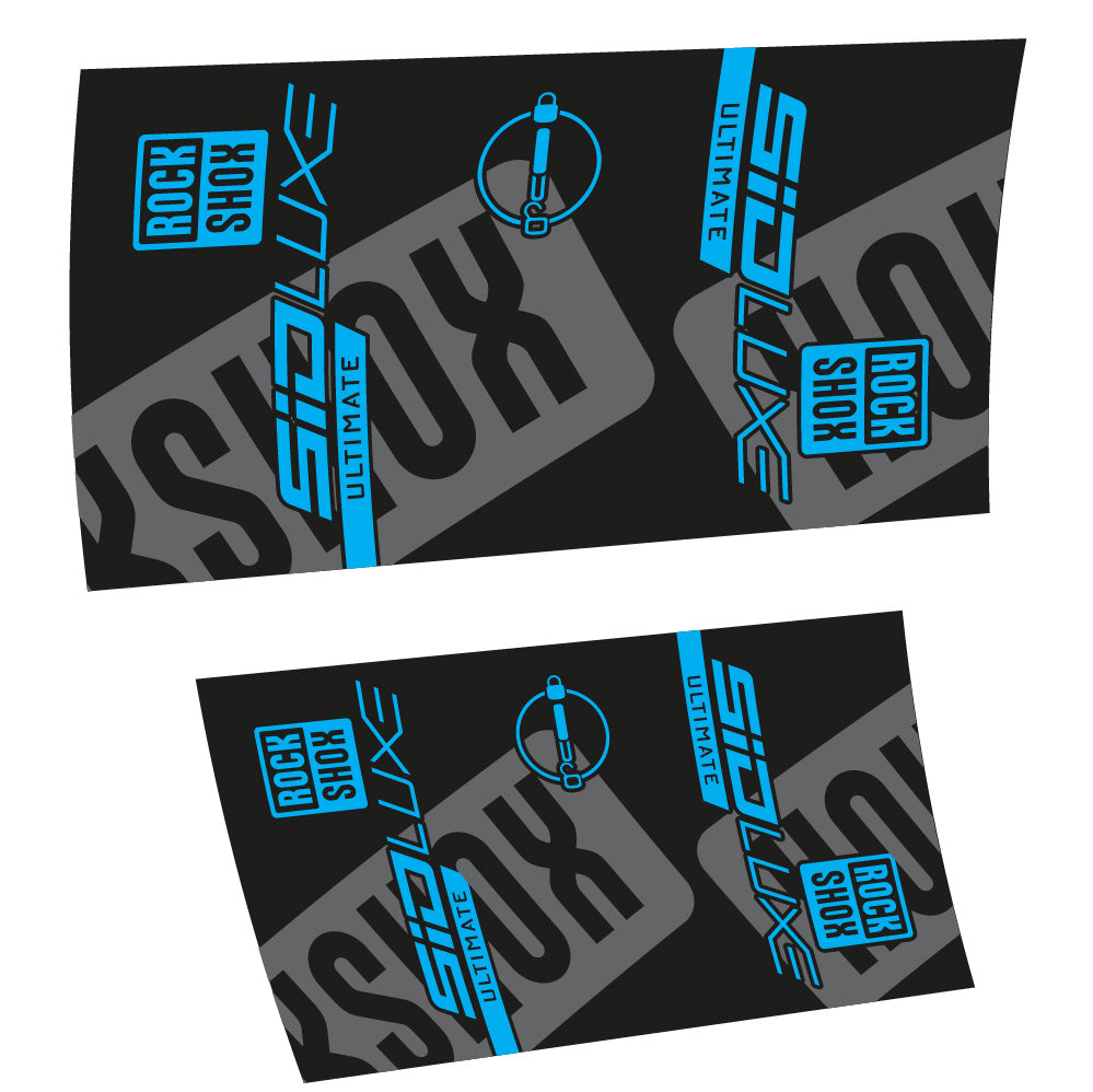 Autocollant Rock Shox Sid Luxe Ultimate 2021, Amortisseur, Vélo vinyle sticker