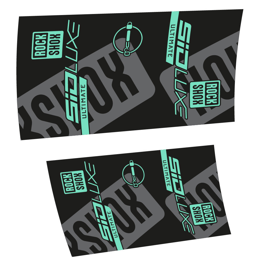 Autocollant Rock Shox Sid Luxe Ultimate 2021, Amortisseur, Vélo vinyle sticker
