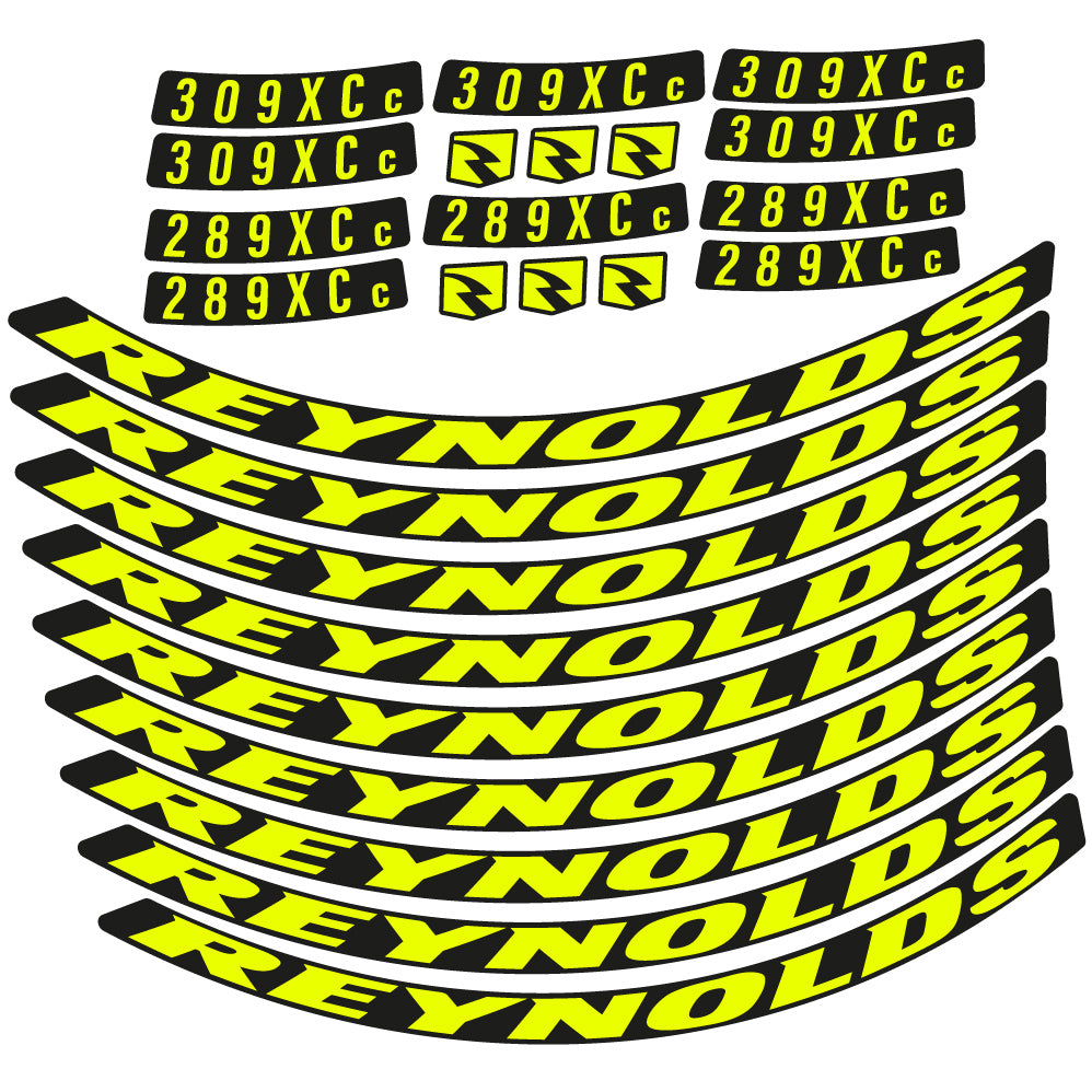 Autocollant Reynolds 309XCc + 209XCc Mountain Wheel Vélo vinyle autocollant
