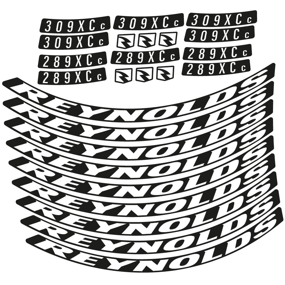Autocollant Reynolds 309XCc + 209XCc Mountain Wheel Vélo vinyle autocollant