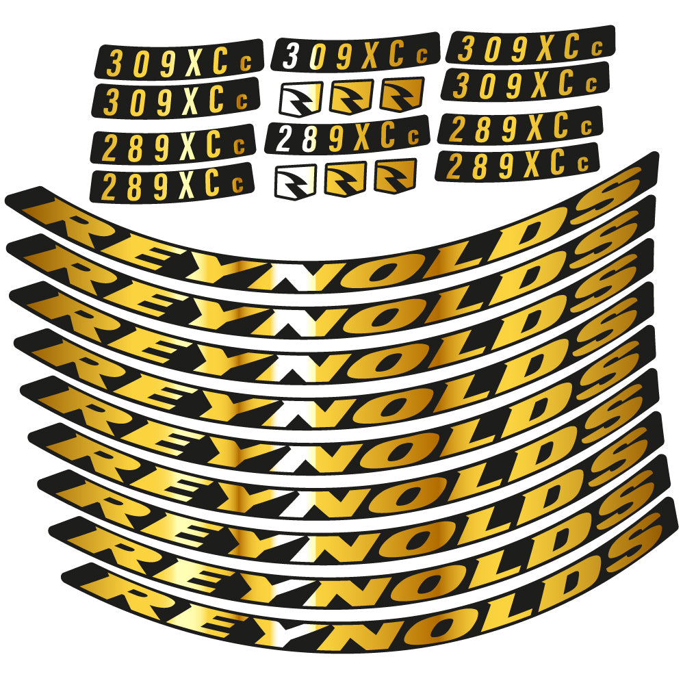 Autocollant Reynolds 309XCc + 209XCc Mountain Wheel Vélo vinyle autocollant