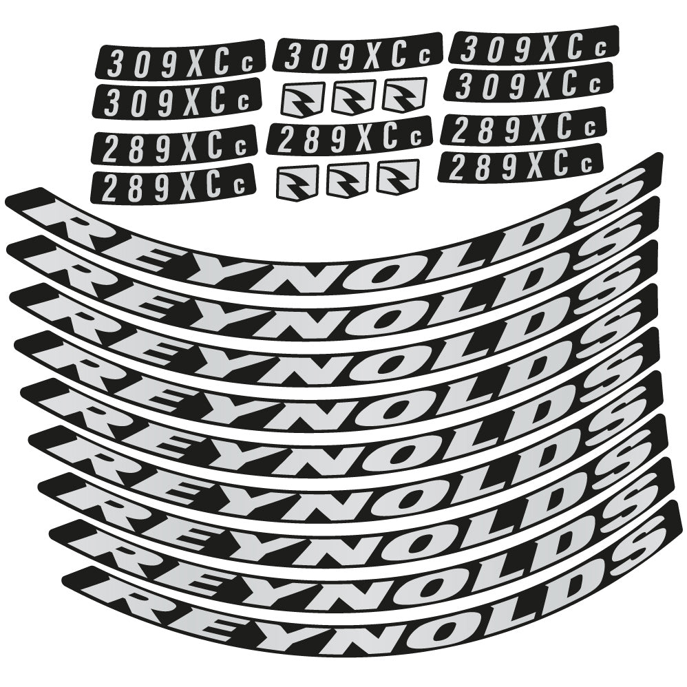 Autocollant Reynolds 309XCc + 209XCc Mountain Wheel Vélo vinyle autocollant