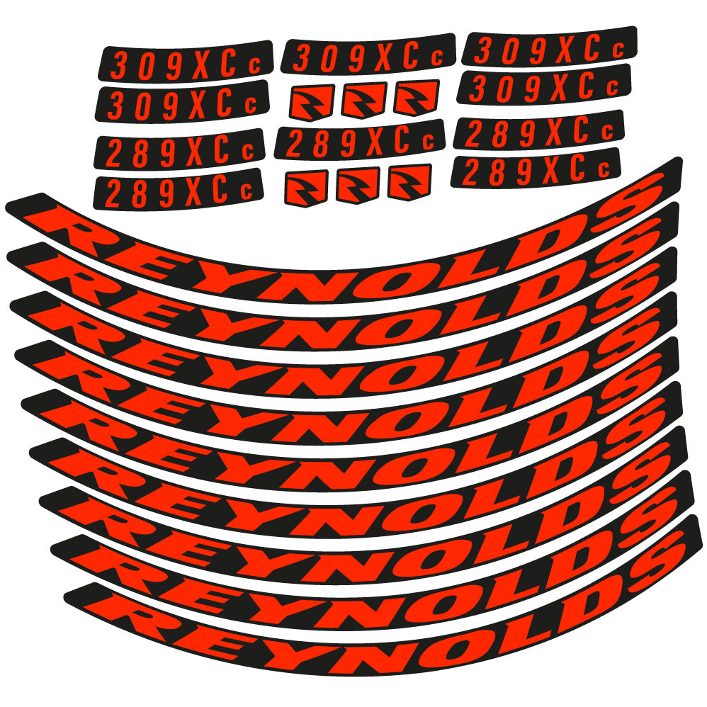 Autocollant Reynolds 309XCc + 209XCc Mountain Wheel Vélo vinyle autocollant