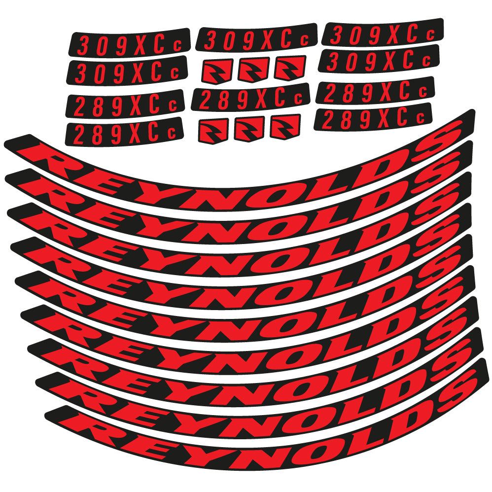 Autocollant Reynolds 309XCc + 209XCc Mountain Wheel Vélo vinyle autocollant