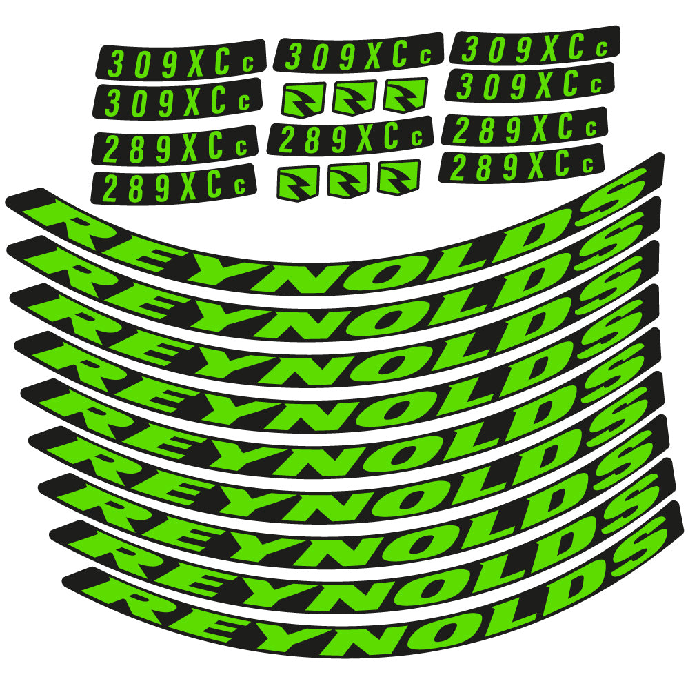Autocollant Reynolds 309XCc + 209XCc Mountain Wheel Vélo vinyle autocollant