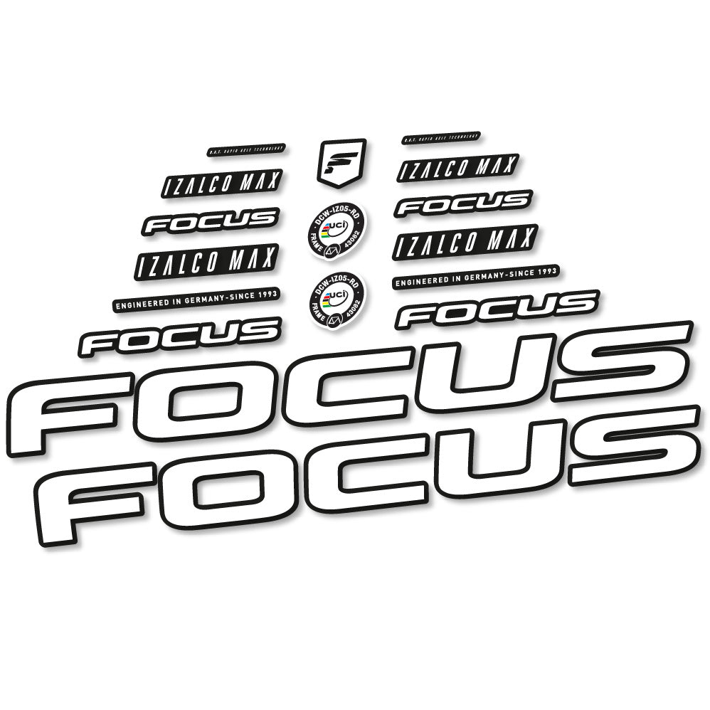 Autocollant Focus Izalco Max 9.7, Cadre, Vélo vinyle autocollant