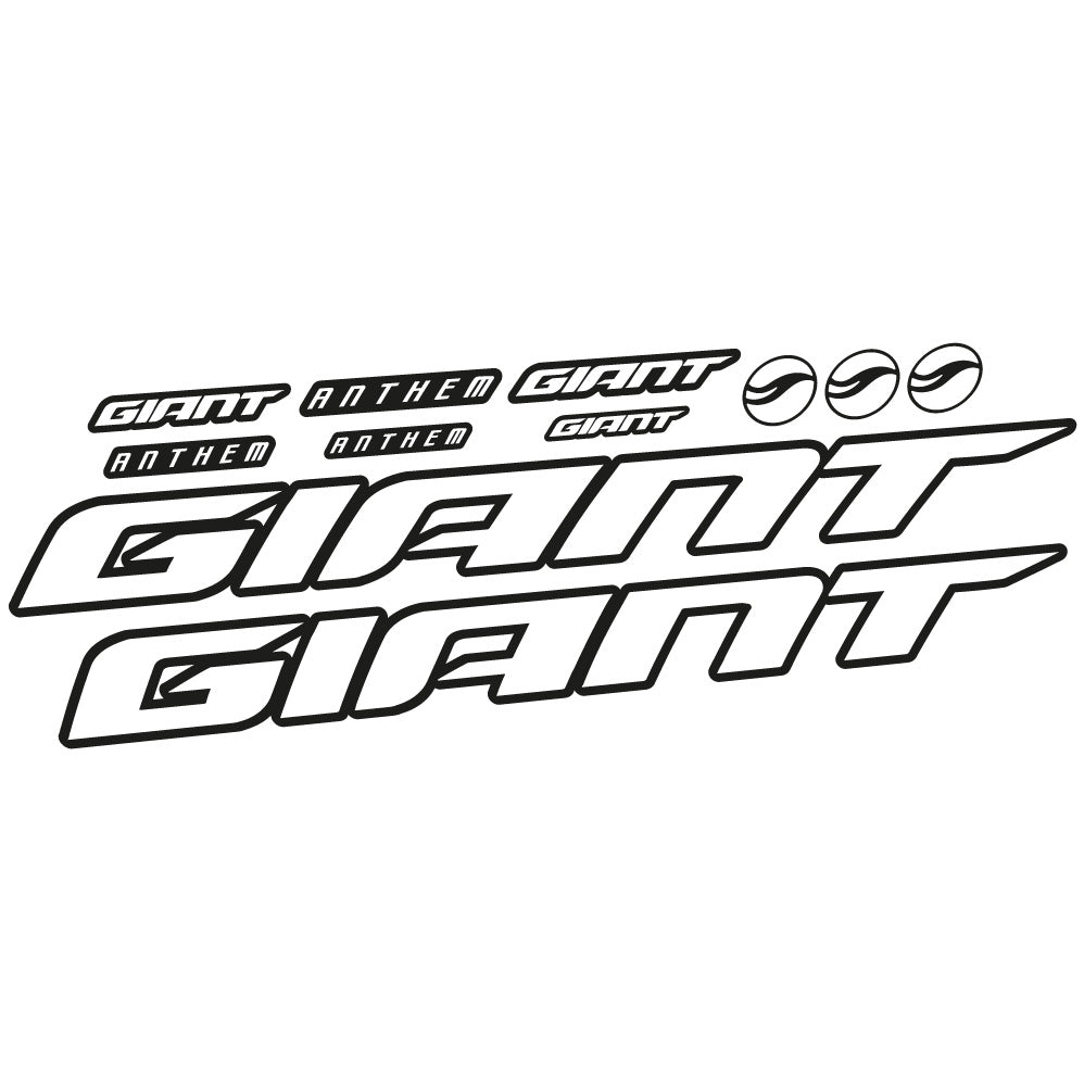 Autocollant Giant Anthem Advanced Pro 2022, Cadre, Vélo vinyle autocollant