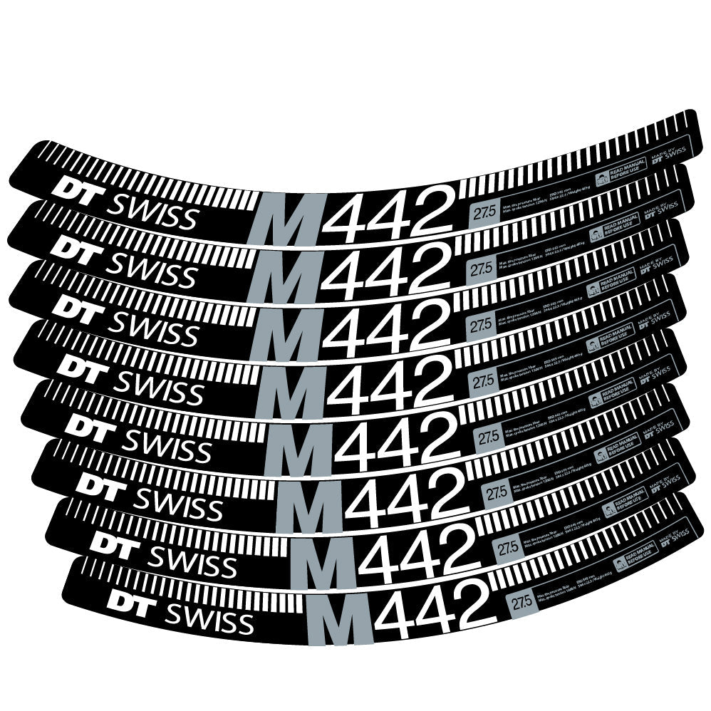 Autocollant DT Swiss M442, Roues VTT 29, Autocollant Vélo vinyle