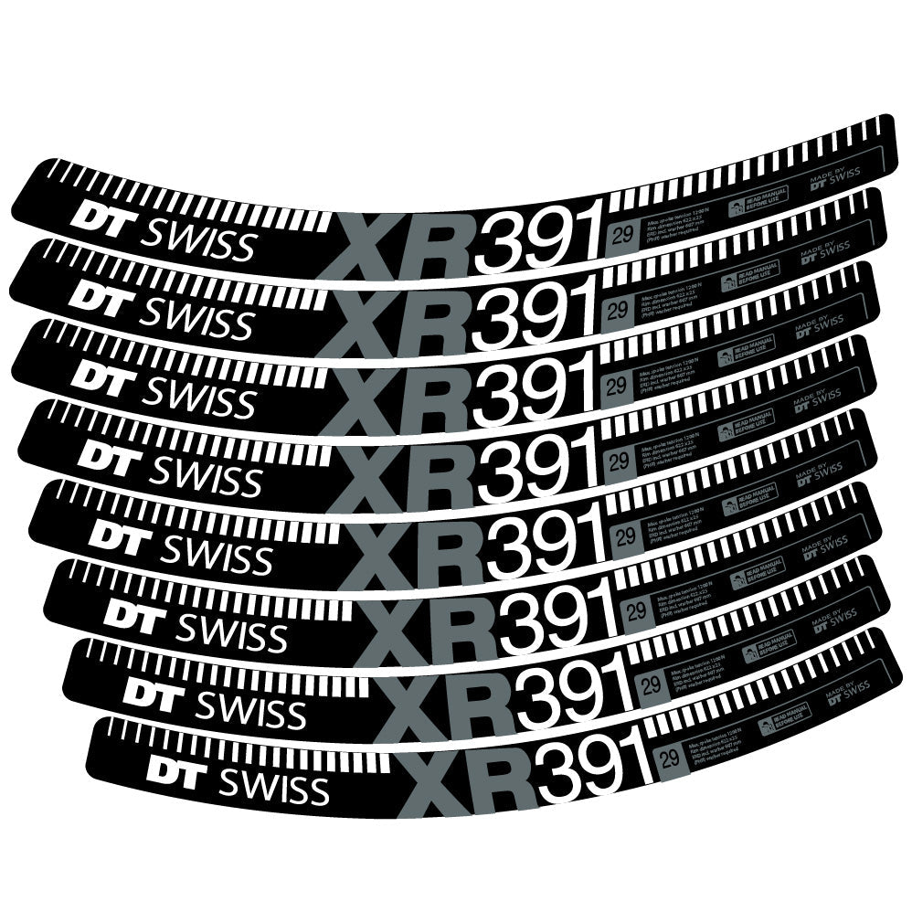 Autocollant DT Swiss XR391, Roues VTT 29, Autocollant Vélo vinyle