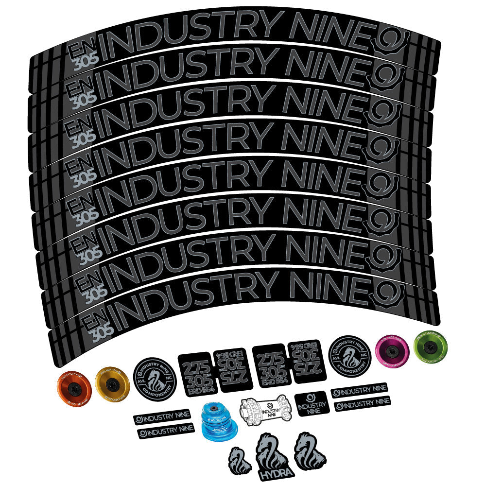 Autocollant Industry Nine Enduro 305 V3, Roues VTT 29, Vélo vinyle sticker