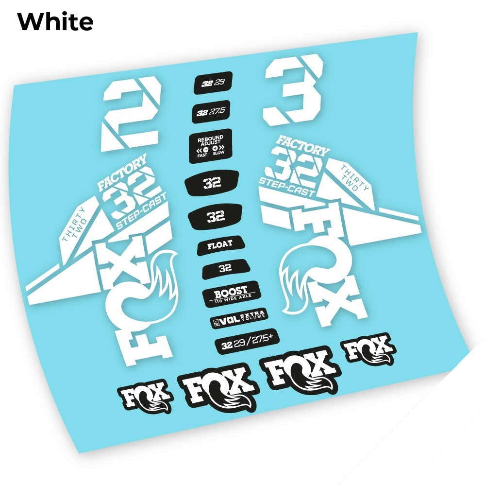 Autocollant Fox 32 Kashima 2021, Fourche 29, Vélo vinyle sticker