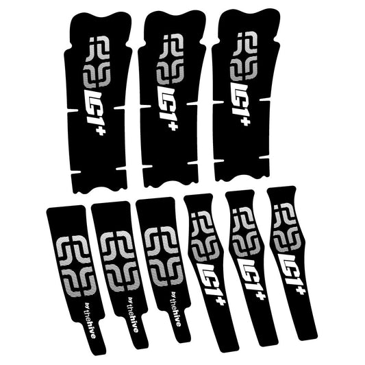 Autocollant E-thirteen LG1 Plus Carbon, Pédalier, Vélo vinyle autocollant