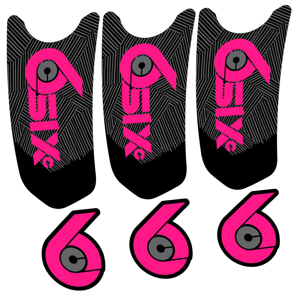 Autocollant RaceFace SixC Cinch, Pédalier, Vélo vinyle autocollant