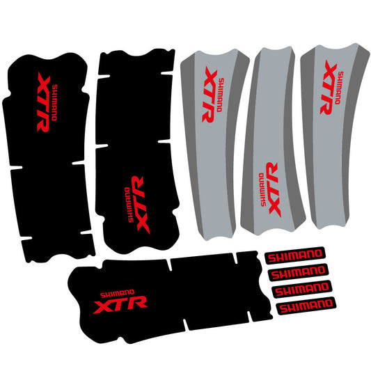 Autocollant Shimano XTR M970, Pédalier, Vélo vinyle autocollant
