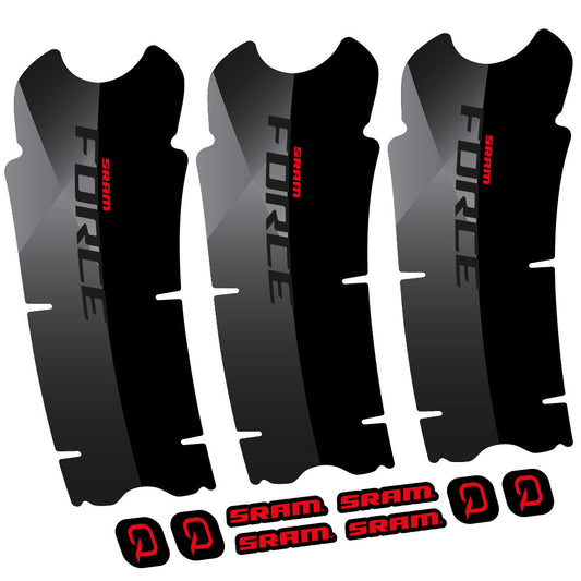 Autocollant Sram Force AXS, Pédalier, Vélo vinyle autocollant