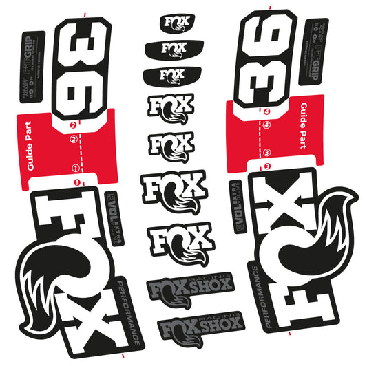 Autocollant FOX 36 Performance, Fourche 29, Autocollant Vélo vinyle