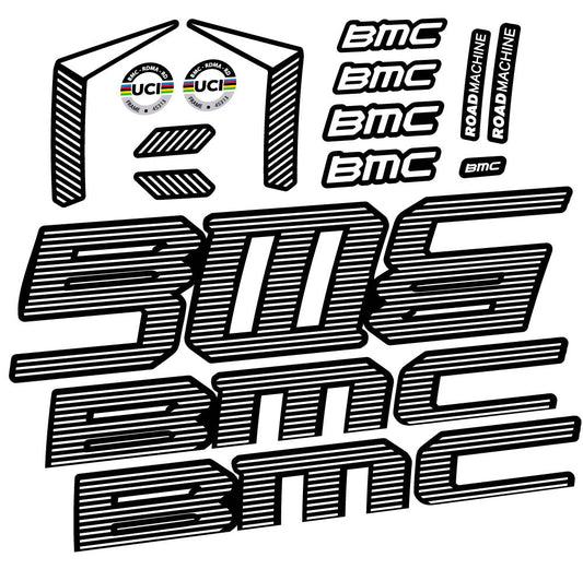Autocollant BMC Road Machine 01 FIVE Endurance 2022, Cadre, Vélo vinyle sticker